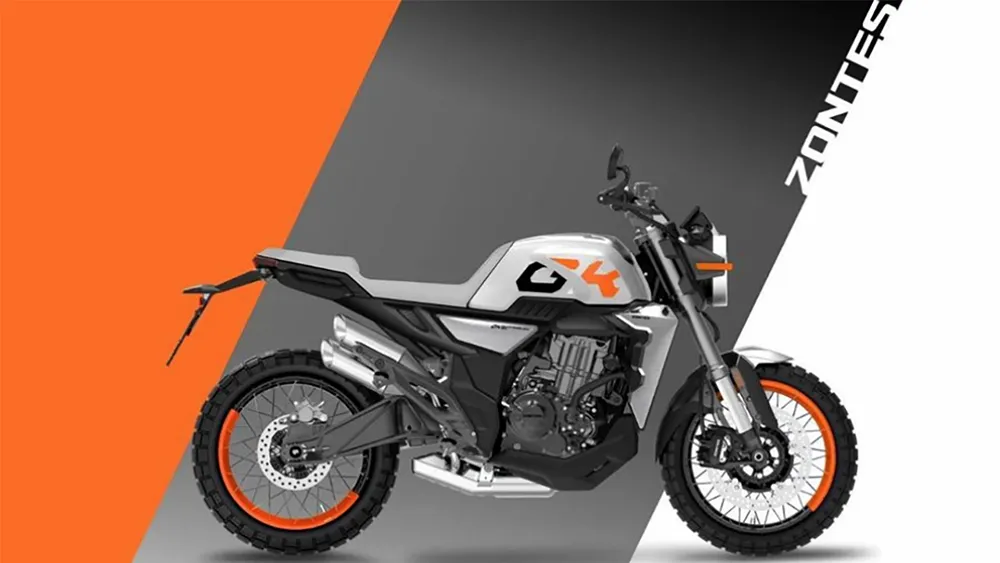 Zontes reveló su scrambler 350GK