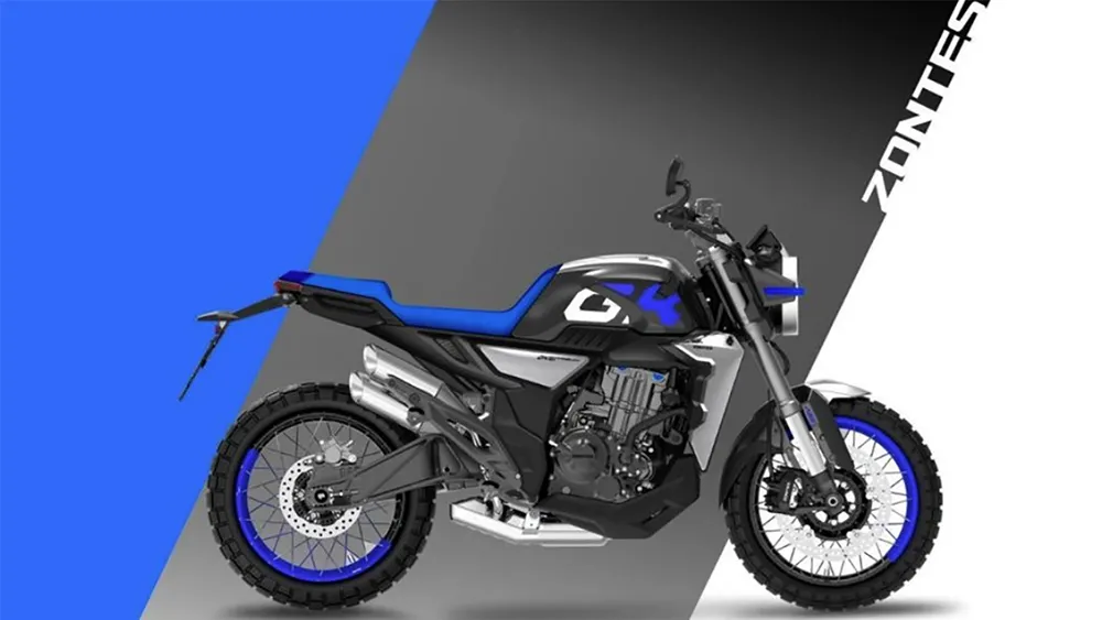Zontes reveló su scrambler 350GK