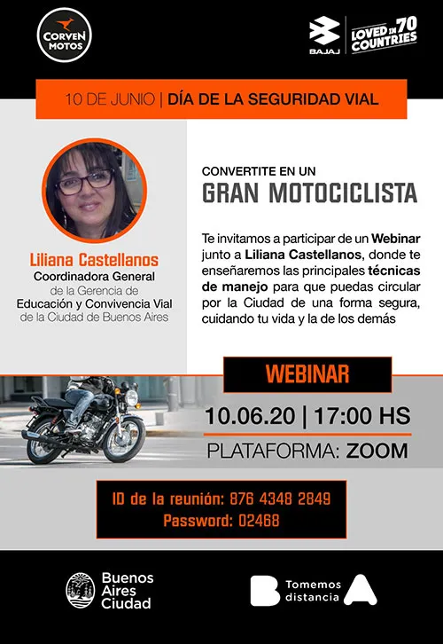 Corven te invita a un webinar por el Día de la Seguridad Vial