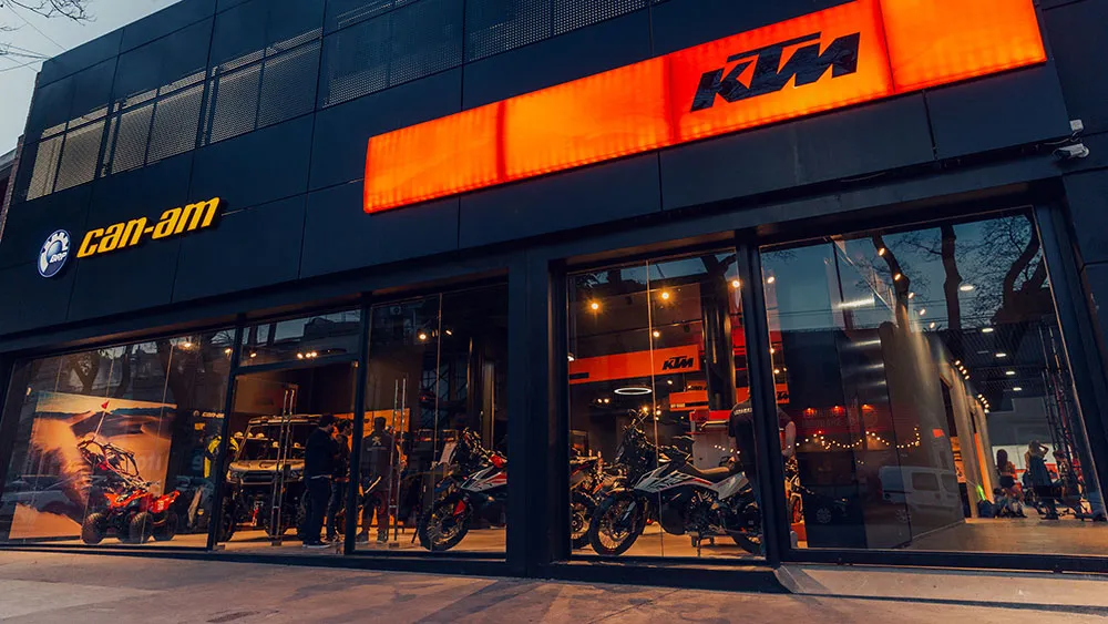 Nuevo concesionario KTM y Can Am en el porteño barrio de Palermo