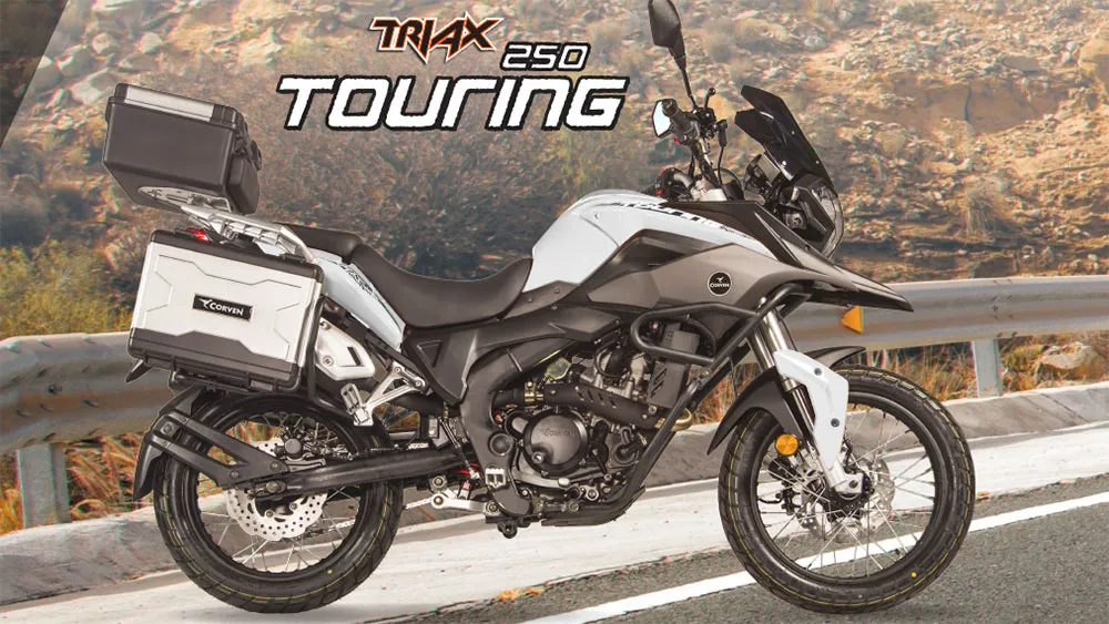 Las Corven TXR 250X y Triax Touring 250 en 12 cuotas sin interés