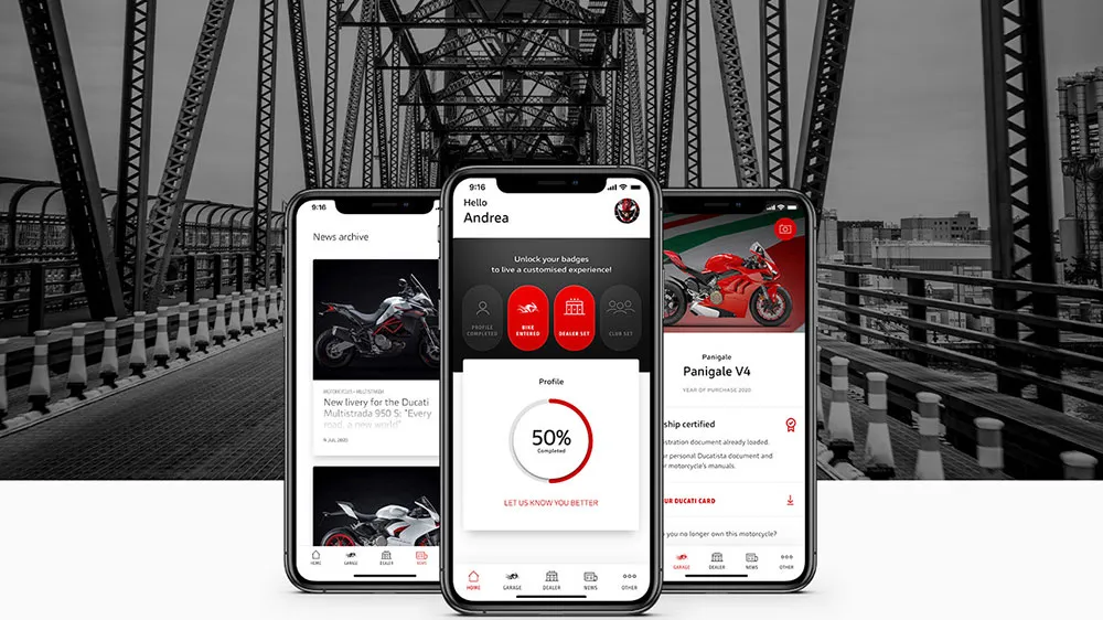 Nueva app MyDucati, para tener el mundo Ducati siempre a mano