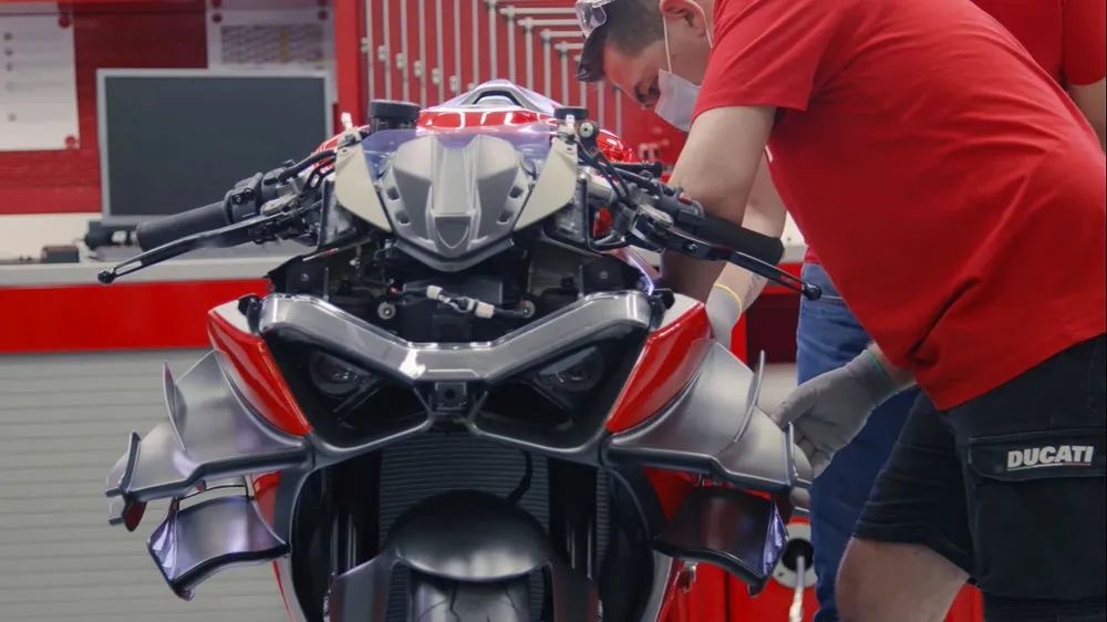 Así se fabrica la Ducati Superleggera V4 Edición Limitada