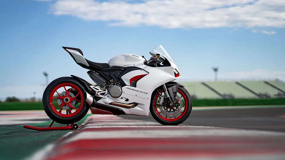 Nuevo color blanco para la Ducati Panigale V2