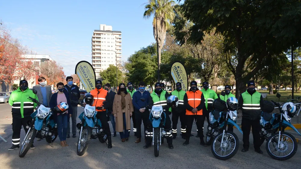 Corven donó 10 motos a la Municipalidad de Venado Tuerto